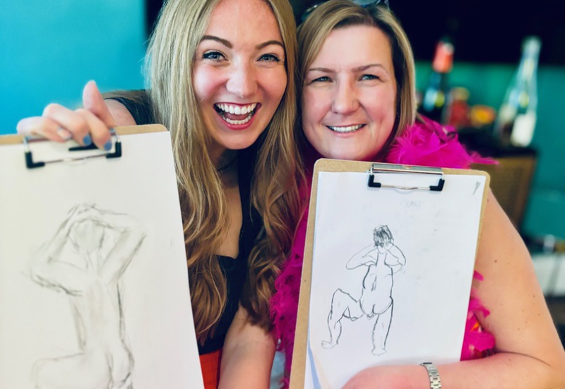 life drawing parties across the U.K. at destinations popular with hens, including Manchester, Liverpool, Leeds, York, Bath, The Lake District and Peak District