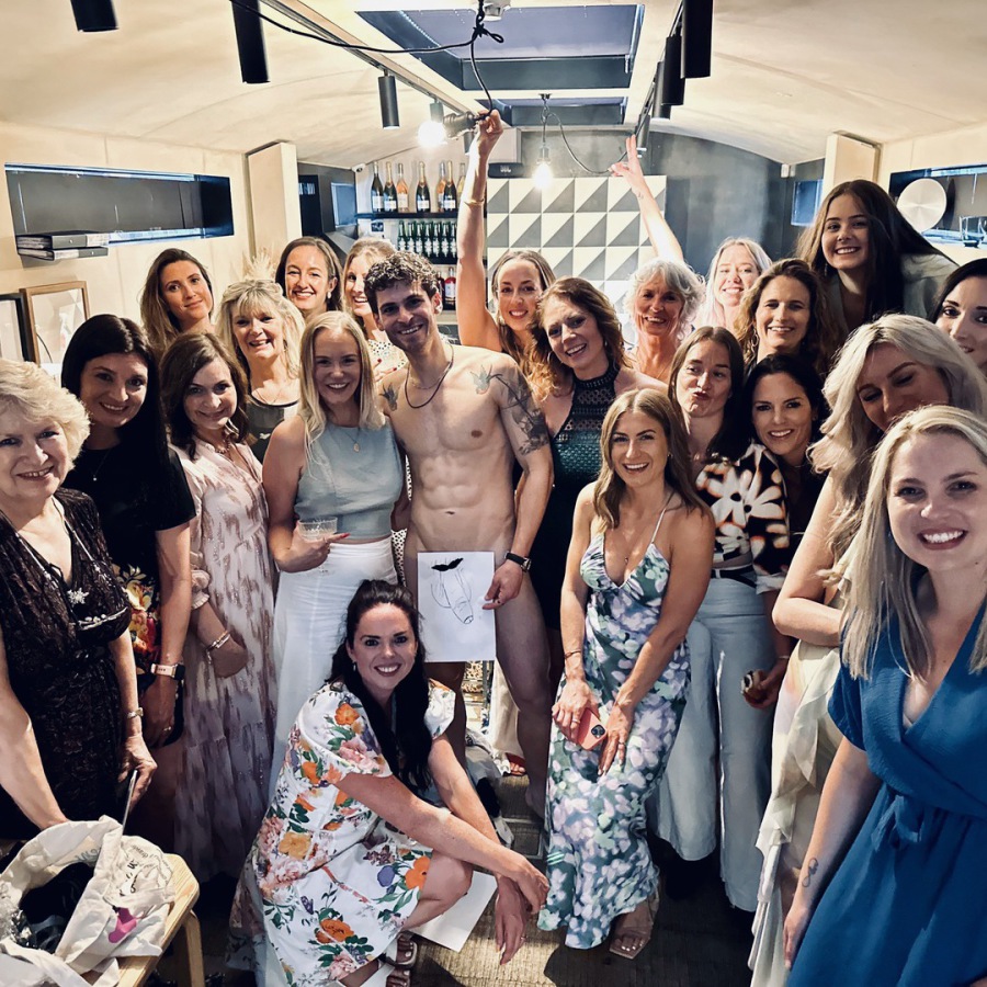 Graham Barwick life drawing hen party
