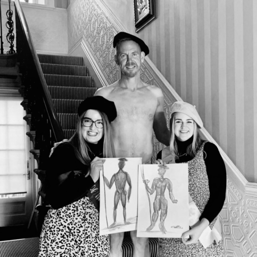 Graham Barwick life drawing hen party