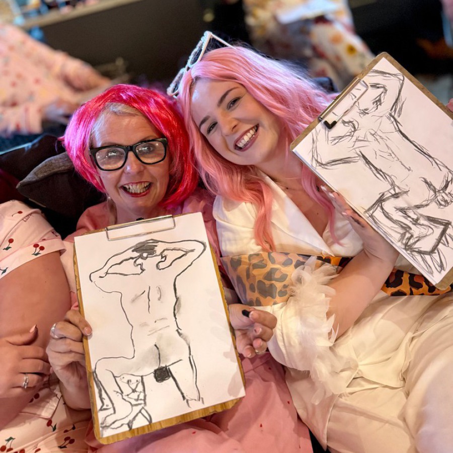 art hen do with Artful Hen Parties