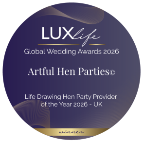 best life drawing hen party 2025 award badge