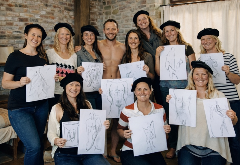 Life drawing classes for hen party UK wide