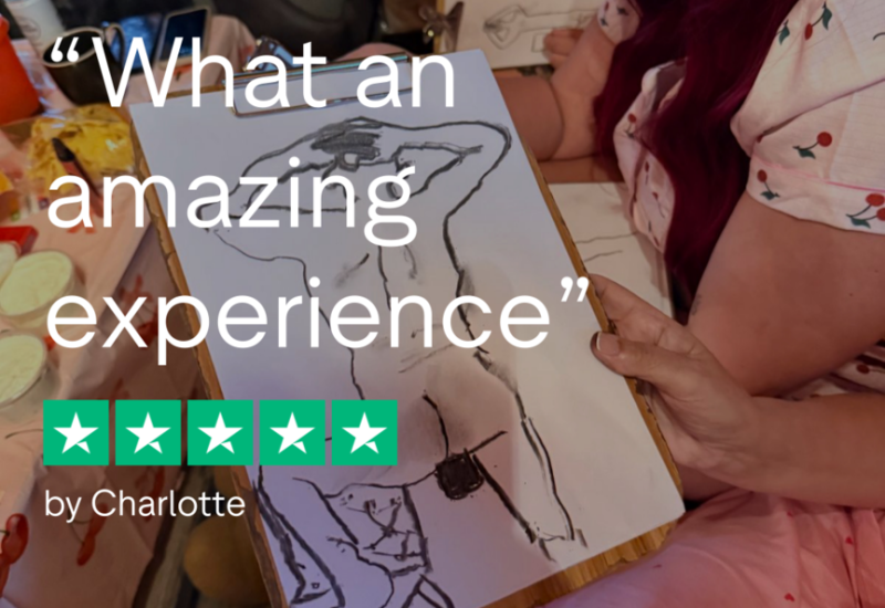 hen life drawing UK - Artful Hen Parties©
