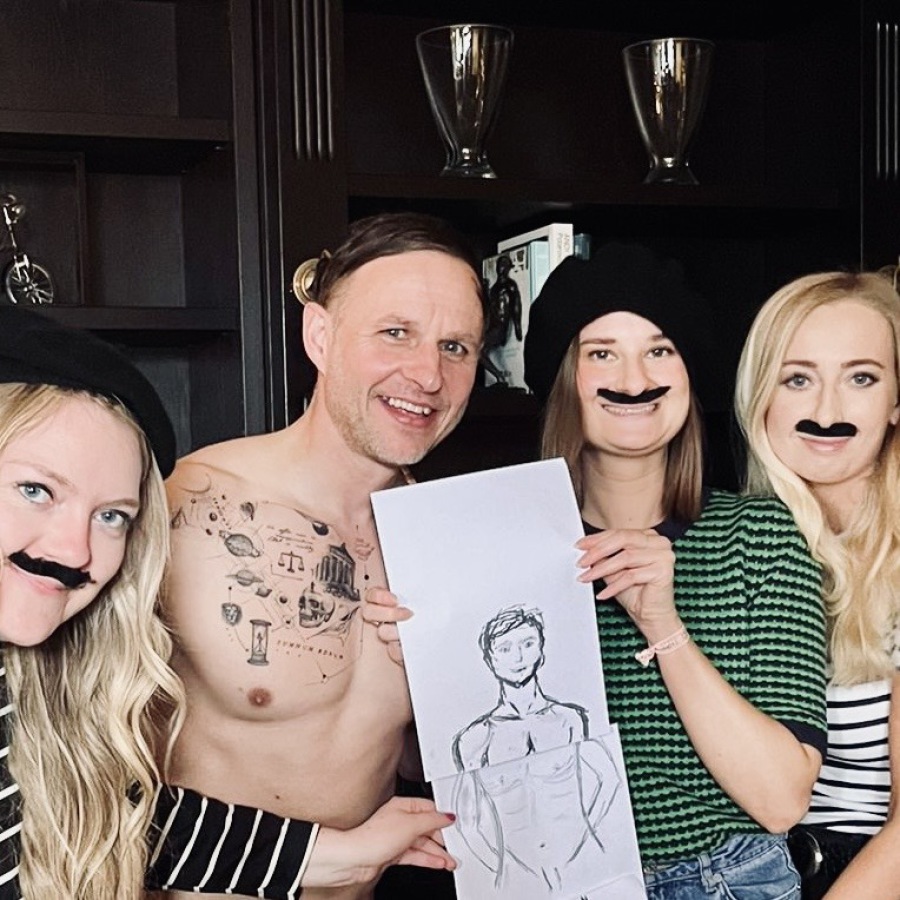 Graham the hen party life model