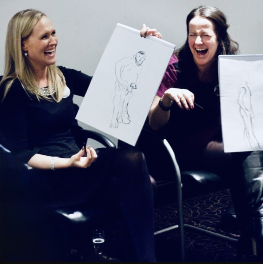 hens party life art drawing classes