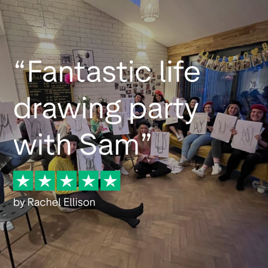 fantastic life drawing with sam at artful hen