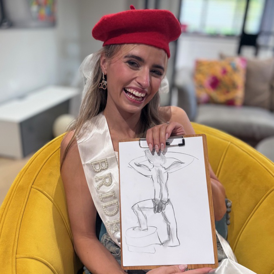 The Artful Hen© nude life drawing for hen do's