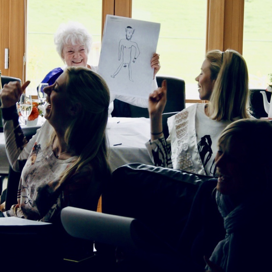 hen party life drawing