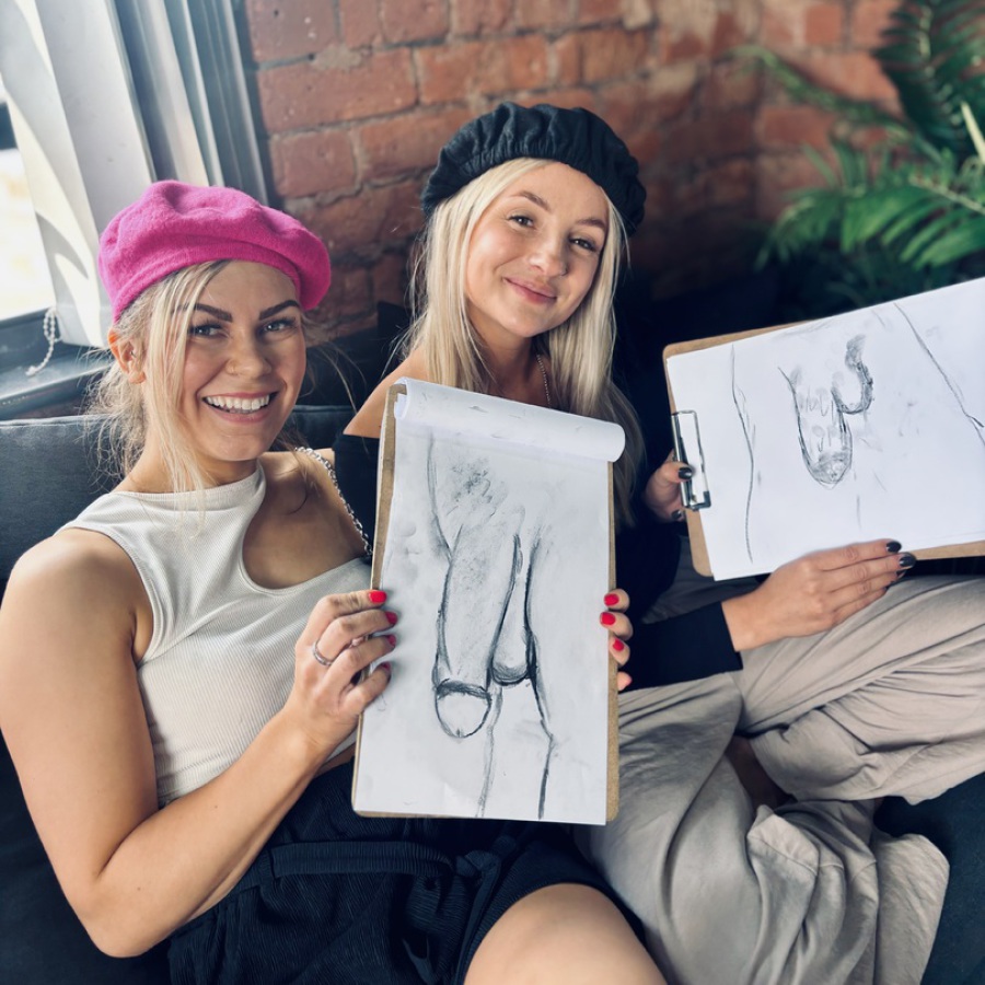 hen party life drawing