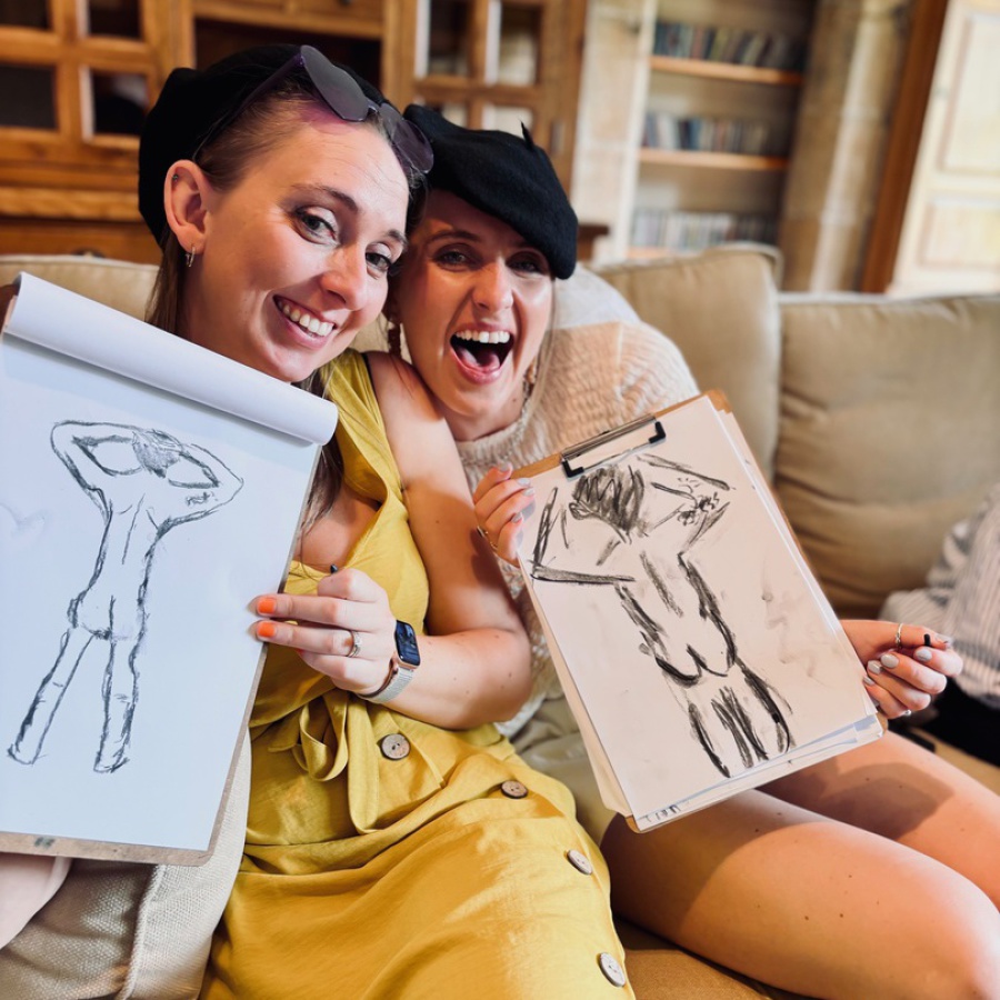 hen life drawing class