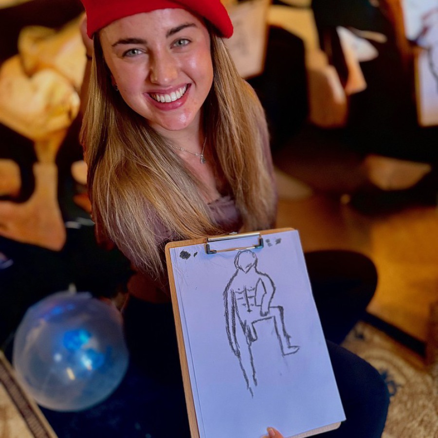 life drawing for hen do