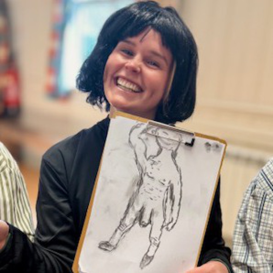 hen life drawing party