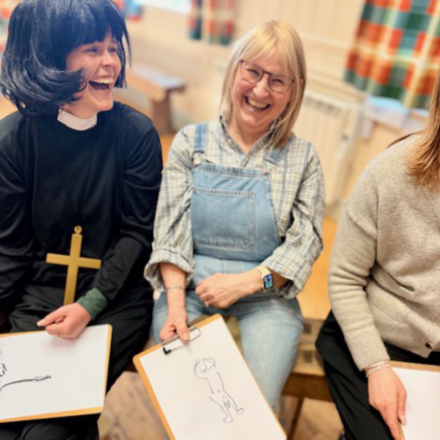 hen life drawing party