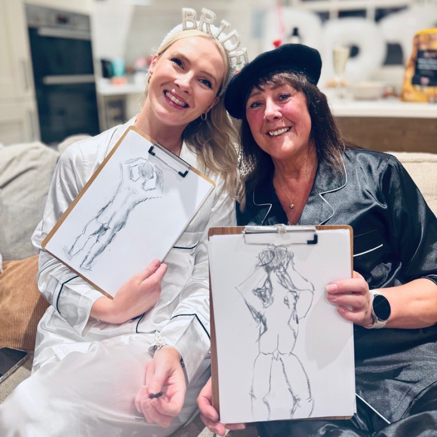 hen party life drawing classes