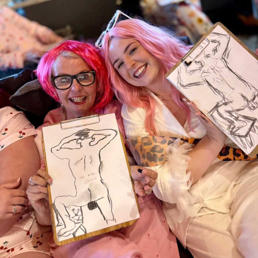 art class for hen do