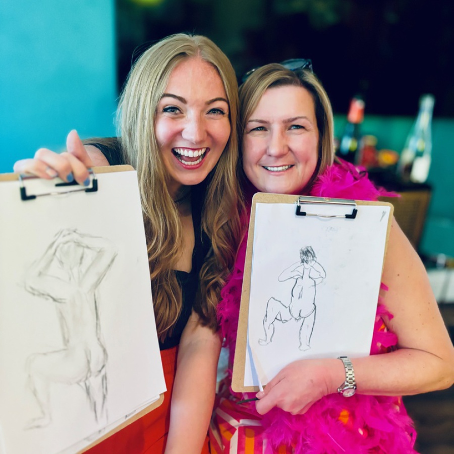 art hen do with Artful Hen Parties